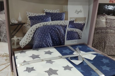 Постельное белье євро  Light Nary Blue от First Choice (R.11)