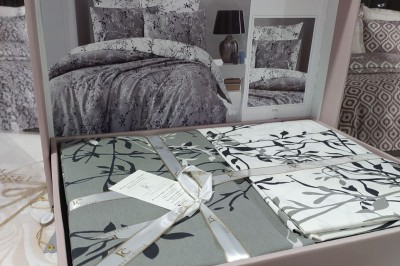 Постельное белье евро Zena Grey от First Choice (R.131)