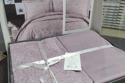 Постельное белье семейное COTTON SATIN Neva Lavender