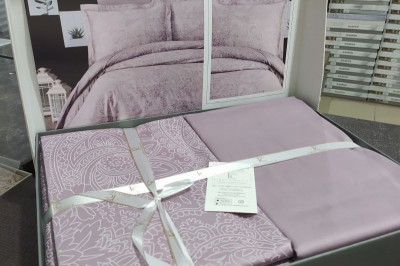 Постельное белье євро COTTON SATIN Neva Lavender