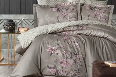 Постельное белье семейное COTTON SATIN Evan Mink