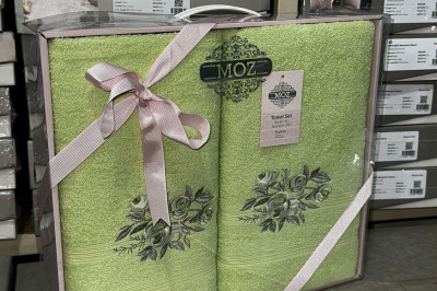 Набір рушників MOZ 2 шт.) Турція салатовий