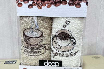 Полотенца кухонные "Coffe" ( 2 шт. ) Турция