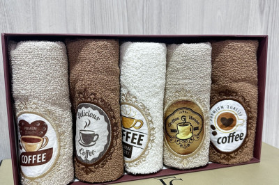 Полотенца кухонные "Cofe" ( 5 шт. ) Турция