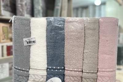 Полотенца банные Cestepe  VIP Coton 90*150 ( 6 шт. ) Турция