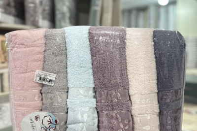 Полотенца банные Cestepe  VIP Coton 90*150 ( 6 шт. ) Турция