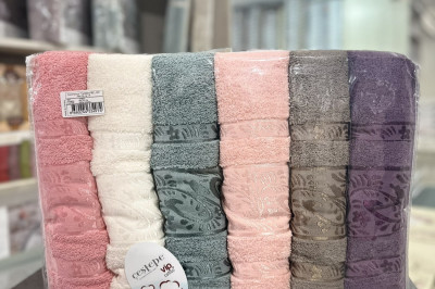 Полотенца банные Cestepe  VIP Coton 90*150 ( 6 шт. ) Турция