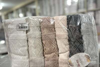 Полотенца для лица Cestepe  Lux VIP Coton( 6 шт) Турция