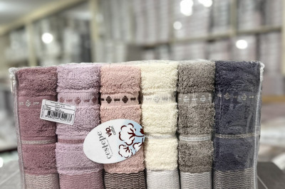 Полотенца для лица Cestepe VIP Coton 50*90 ( 6 шт. ) Турция