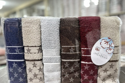 Полотенца для лица Cestepe VIP Coton 50*90 ( 6 шт. ) Турция