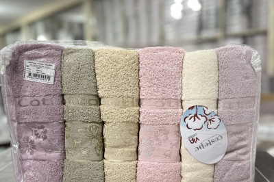 Полотенца для лица Cestepe VIP Coton 50*90 ( 6 шт. ) Турция