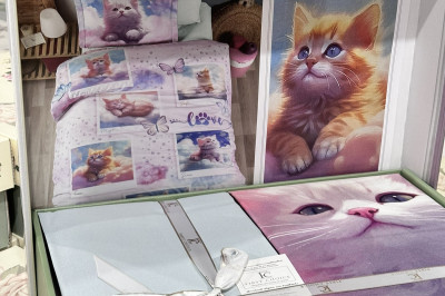 Комплект постельного белья подростковый ранфорс 3D (Турция) First Choice
