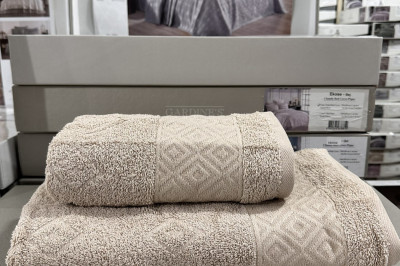 Рушник махровий VIP Cotton  70*140-1 шт.(для ванної, банний) та 50*90-1 шт. (для обличчя)