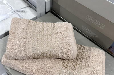Полотенце махровое VIP Cotton  70*140-1 шт.(для ванной, банный) и 50*90-1 шт. (для лица)